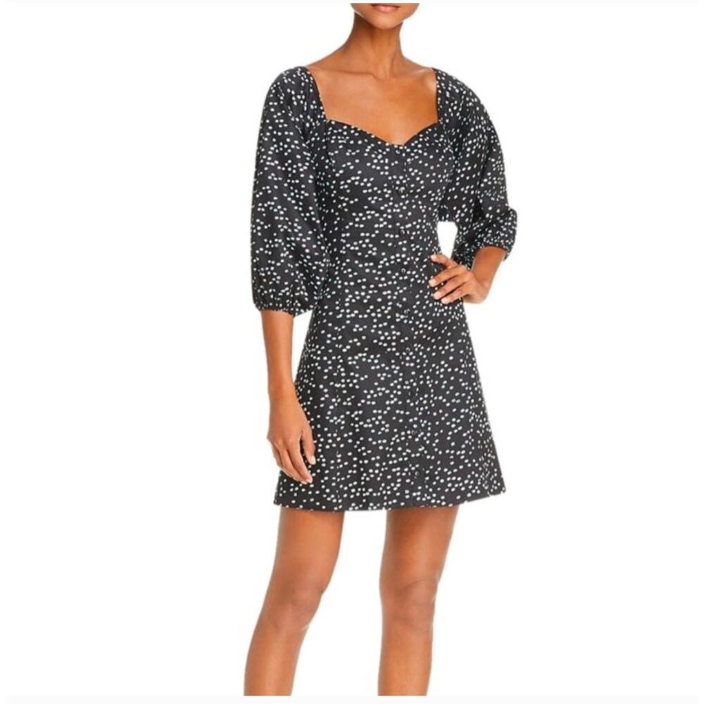 PARKER Hattie Button Front Mini Dress NWT